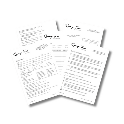 The Art of Spray Tanning™ Training Manual (Digital Download)