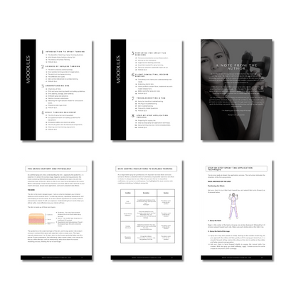 The Art of Spray Tanning™ Training Manual (Digital Download)