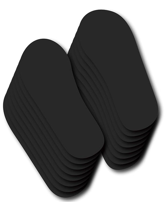 Premium Spray Tanning Foot Protectors / Sticky Feet - Black 50 Pairs (100 count)